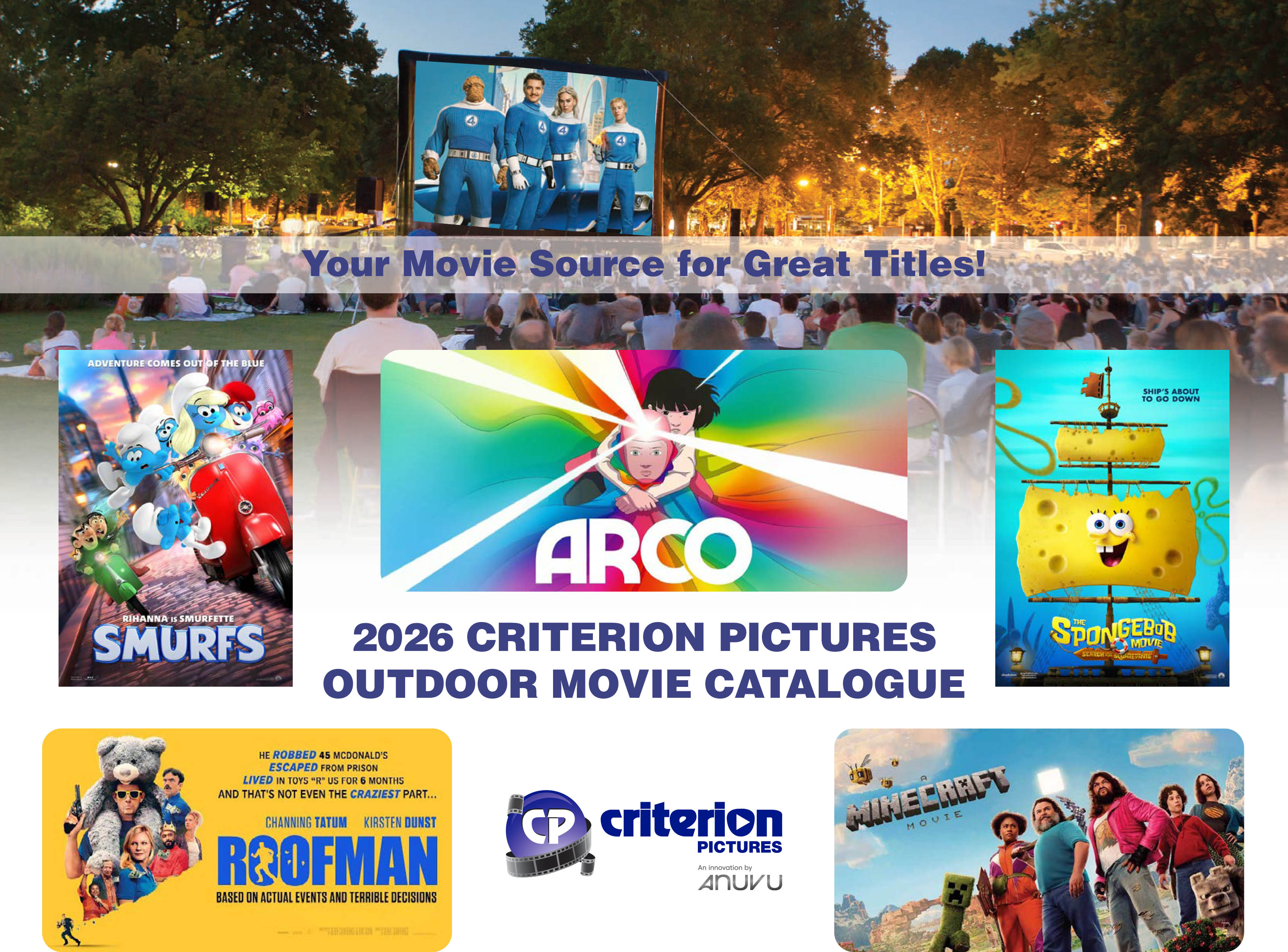 outdoor movie catalogue
