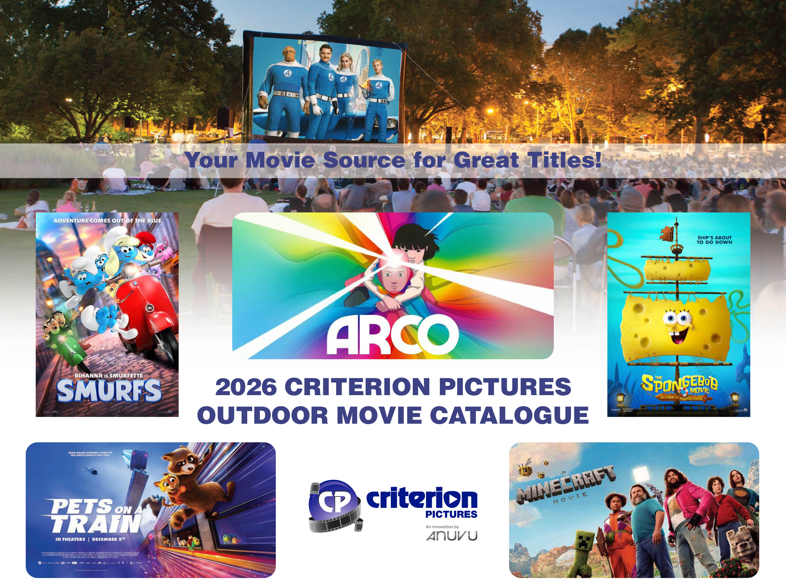 outdoor movie catalogue